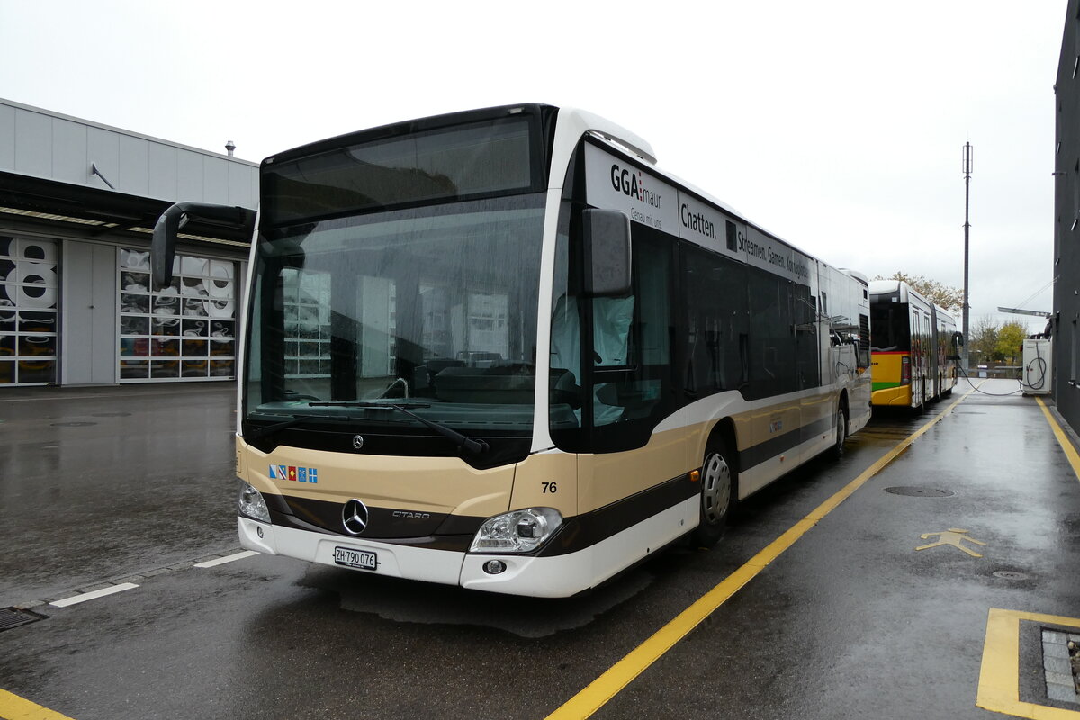(281'833) - AZZK Zollikon - Nr. 76/ZH 790'076 - Mercedes am 25. Oktober 2025 in Winterthur, Daimler Buses
