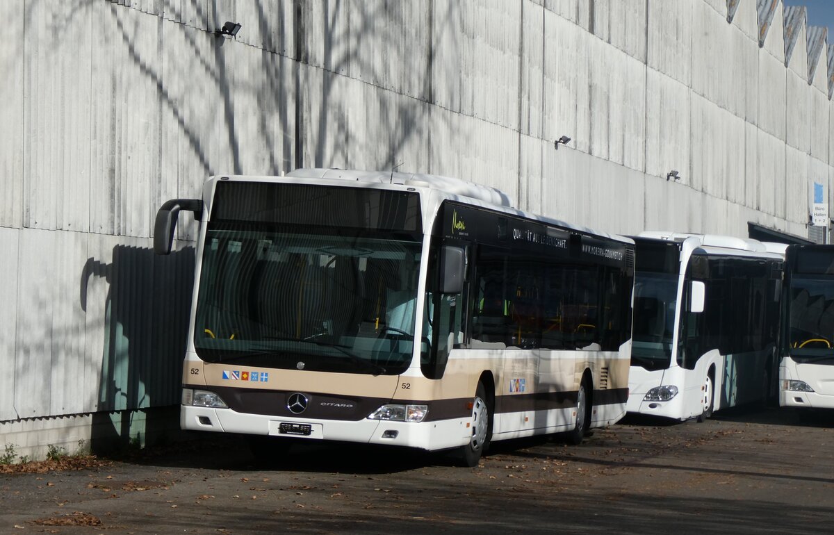 (282'431) - AZZK Zollikon - Nr. 52 - Mercedes am 15. November 2025 in Winterthur, Daimler Buses