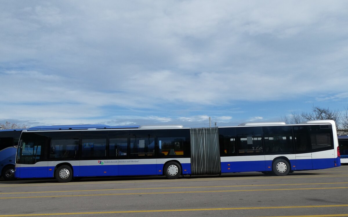 (282'436) - VZO Gr�ningen - Nr. 154/ZH 761'154 - Mercedes am 15. November 2025 in Winterthur, Daimler Buses