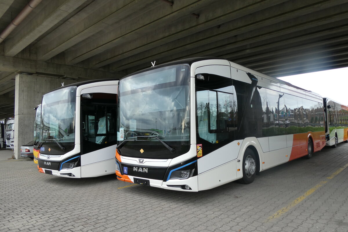 (282'451) - Gen�ve-Tours, Gen�ve - (3Z03) - eMAN am 15. November 2025 in Kerzers, Murtenstrasse