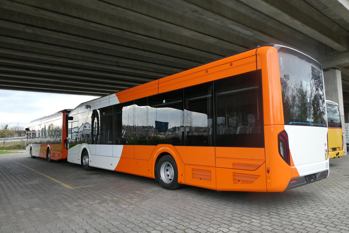 (282'452) - Gen�ve-Tours, Gen�ve - eMAN am 15. November 2025 in Kerzers, Murtenstrasse