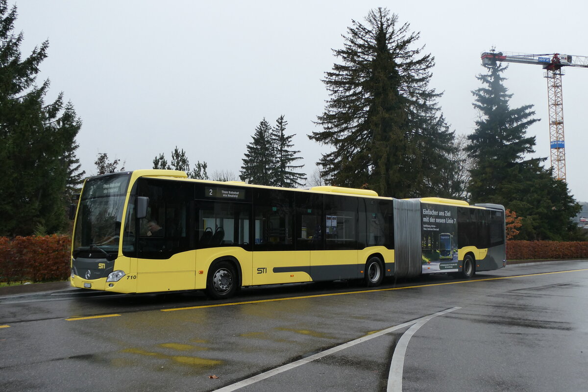 (282'592) - STI Thun - Nr. 710/BE 432'710 - Mercedes am 26. November 2025 in Thun, Schorenfriedhof