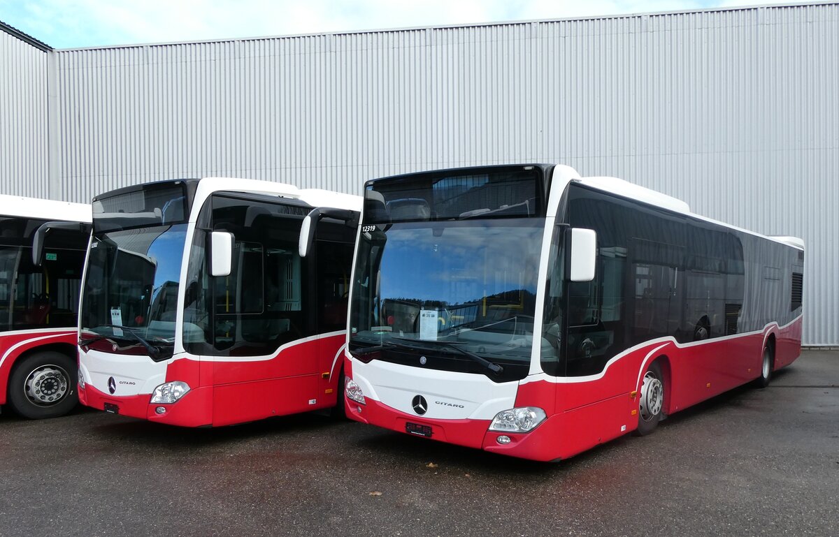 (282'650) - PostAuto Bern - PID 12'319 - Mercedes (ex Wiener Linien, A-Wien Nr. 8163) am 29. November 2025 in Winterthur, Daimler Buses