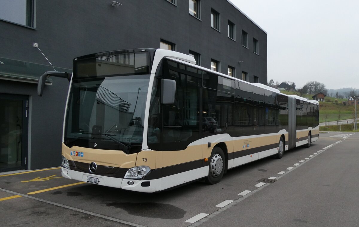 (283'091) - AZZK Zollikon - Nr. 78/ZH 181'678 - Mercedes am 12. Dezember 2025 in Winterthur, Daimler Buses