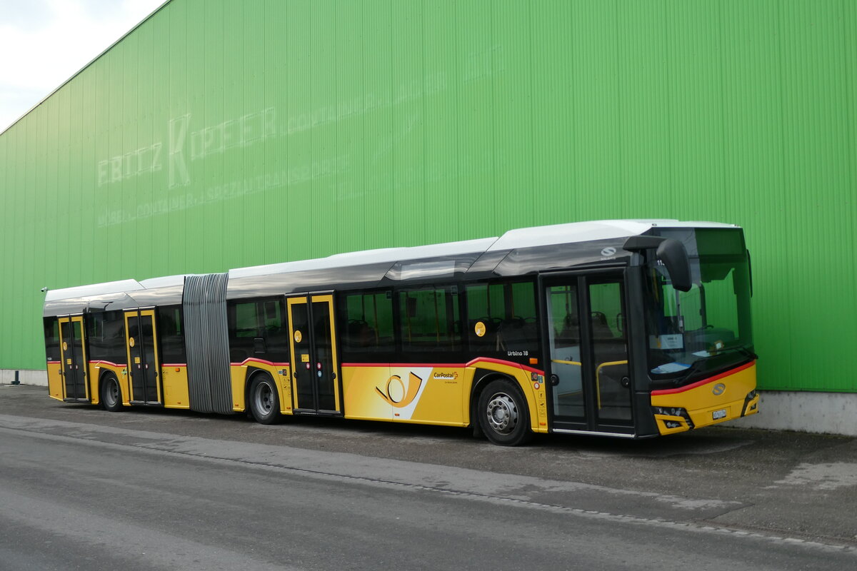 (283'325) - CarPostal Ouest - VD 563'296/PID 11'329 - Solaris am 20. Dezember 2025 in Kerzers, Interbus