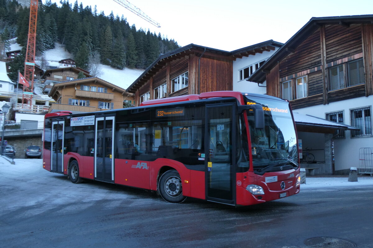 (283'503) - AFA Adelboden - Nr. 90/BE 398'916 - Mercedes am 25. Dezember 2025 in Adelboden, Busstation