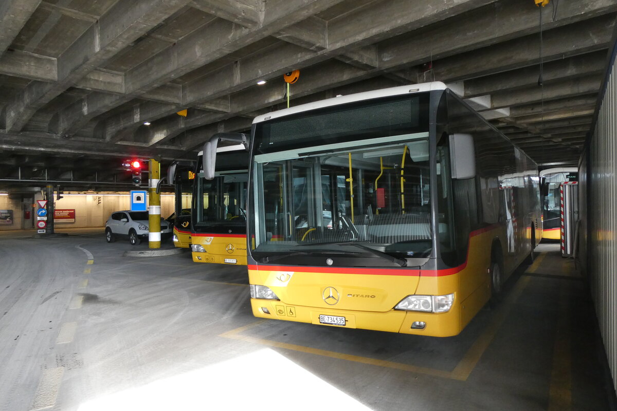 (283'728) - PostAuto Bern Nr. 535/BE 734'535/PID 5418 - Mercedes am 6. Januar 2026 in Bern, Postautostation