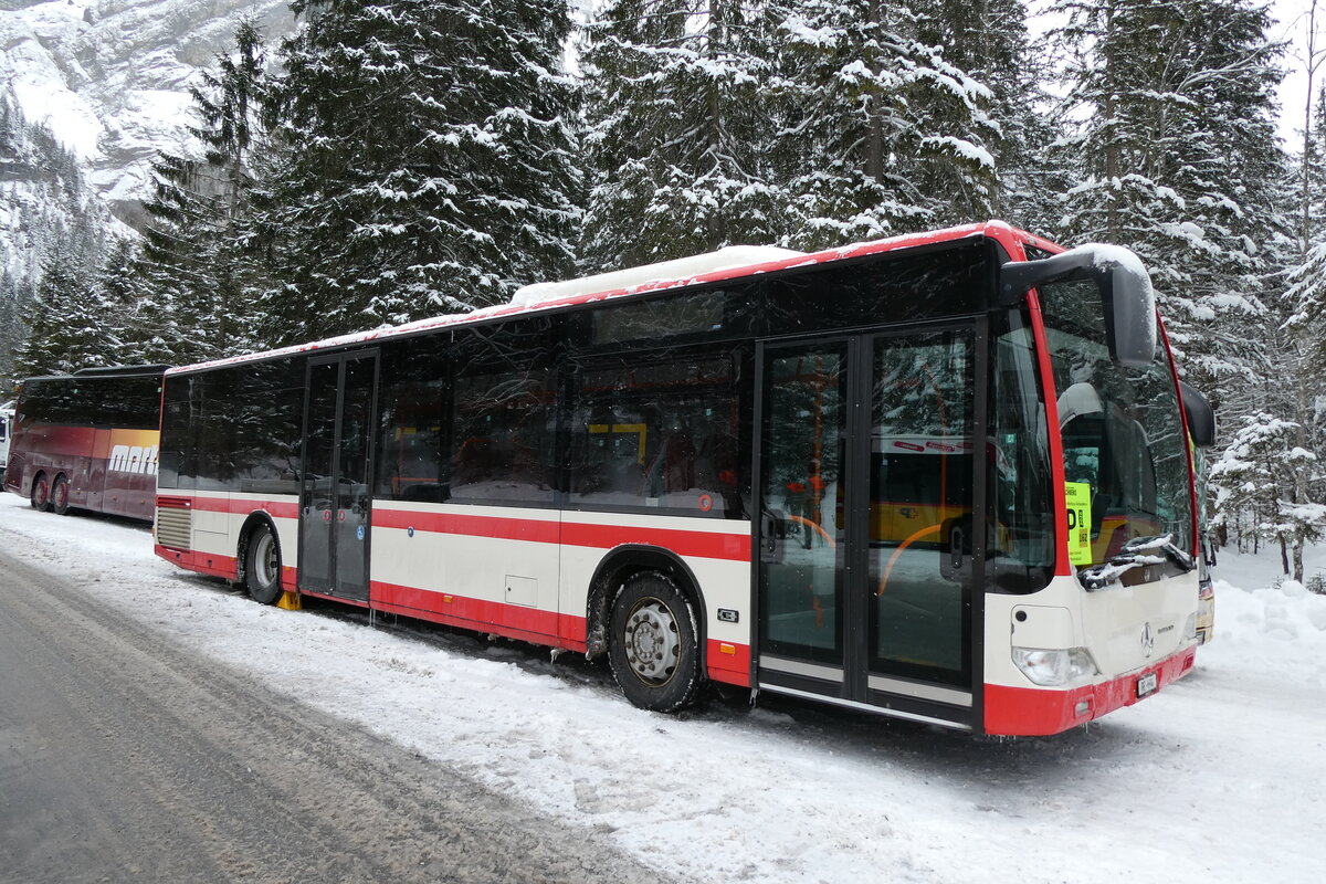 (283'957) - Tritten, Zweisimmen - BE 694 - Mercedes (ex AAGS Schwyz Nr. 24) am 10. Januar 2026 in Adelboden, Unter dem Birg