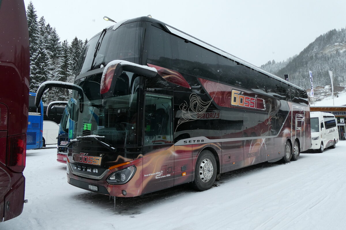 (284'007) - G�ssi, Horw - LU 15'119 - Setra am 10. Januar 2026 in Adelboden, ASB