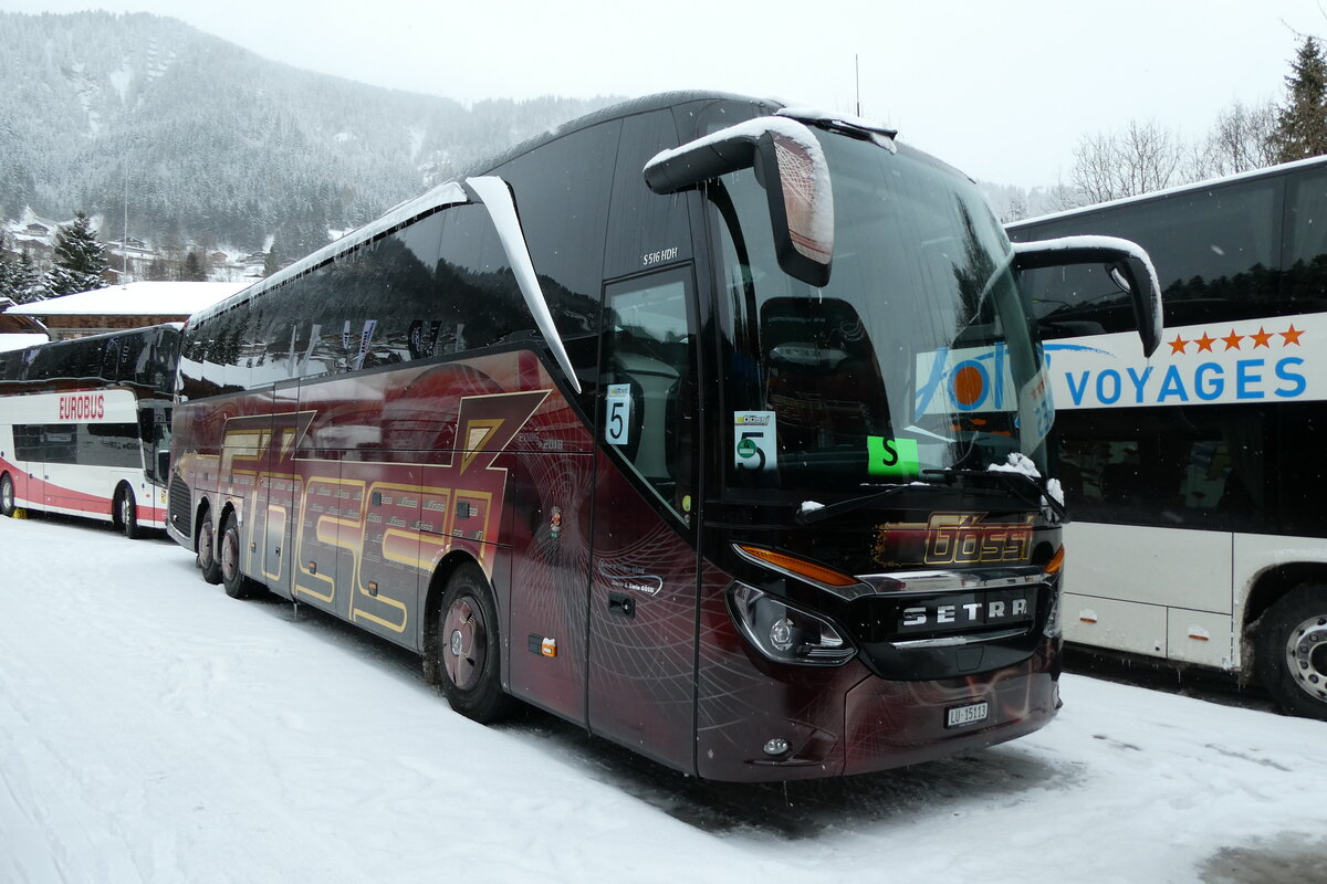 (284'008) - G�ssi, Horw - LU 15'113 - Setra am 10. Januar 2026 in Adelboden, ASB