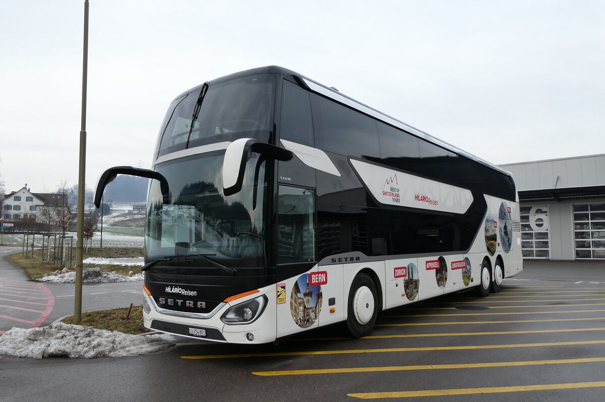 (284'249) - Hil�rio, Sch�tz . LU 254'801 - Setra am 17. Januar 2026 in Winterthur, Daimler Buses