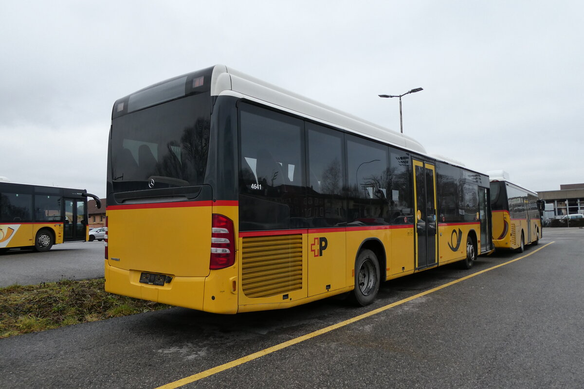 (284'499) - CarPostal Ouest - PID 4641 - Mercedes am 31. Januar 2026 in Yverdon, Garage