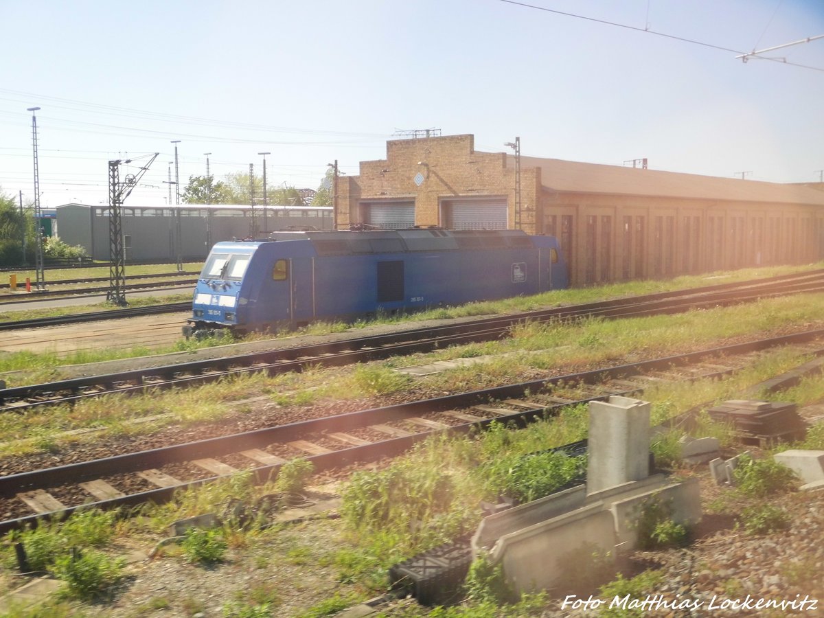 285 101 der PRESS abgestellt am DB Werk Leipzig am 8.5.16