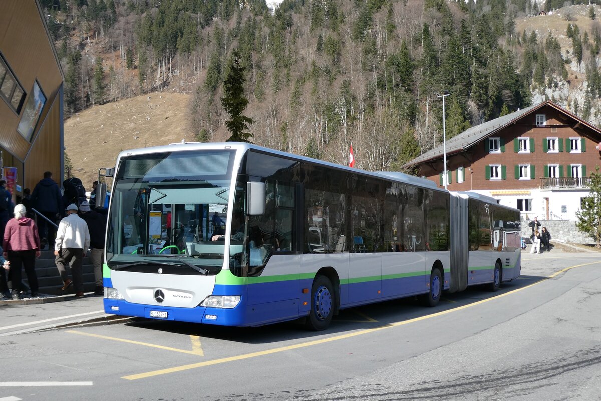 (285'096) - PostAuto Nordschweiz - BL 153'781/PID 12'422 - Mercedes (ex TPL Lugano Nr. 406) am 28. Februar 2026 auf der St�ckalp