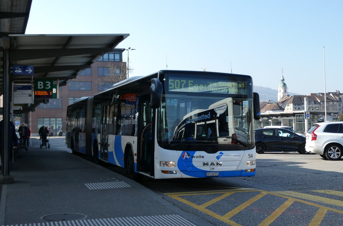(285'478) - BOGG Wangen b.O. - Nr. 54/SO 130'571 - MAN am 19. M�rz 2026 beim Bahnhof Olten