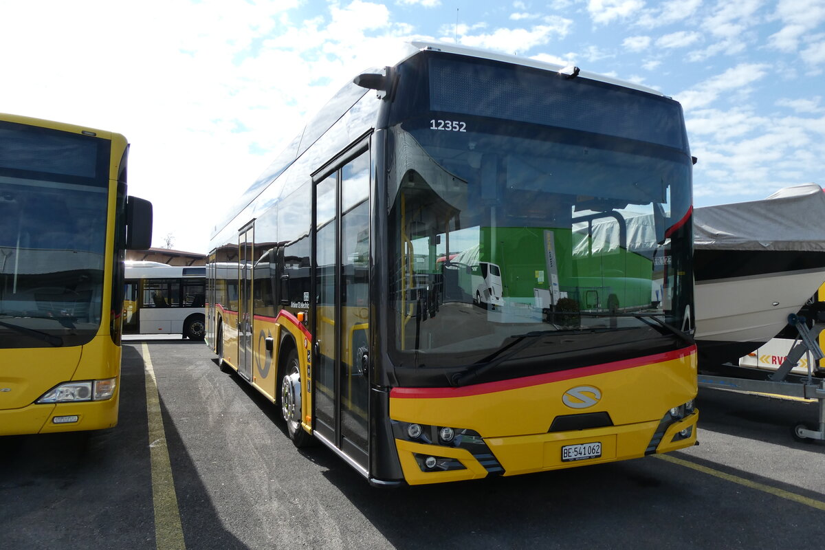 (285'637) - PostAuto Bern - BE 541'062/PID 12'352 - eSolaris am 21. M�rz 2026 in Kerzers, Interbus