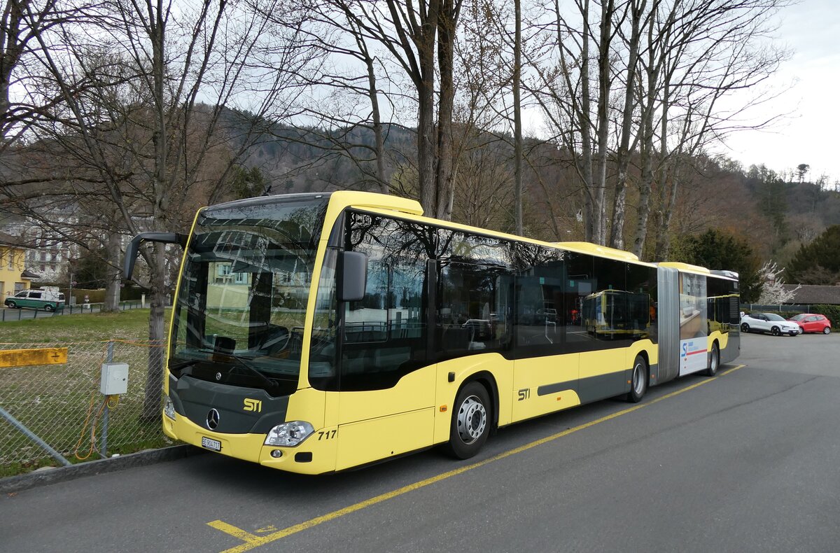 (285'727) - STI Thun - Nr. 717/BE 904'717 - Mercedes am 25. M�rz 2026 bei der Schiffl�ndte Thun