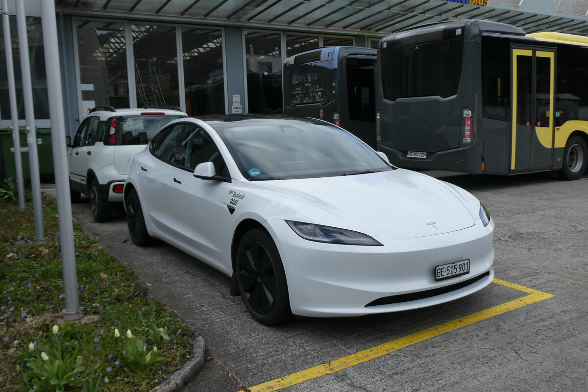 (285'858) - STI Thuzn - Nr. 338/BE 515'901 - Tesla am 29. M�rz 2026 in Thun, Garage