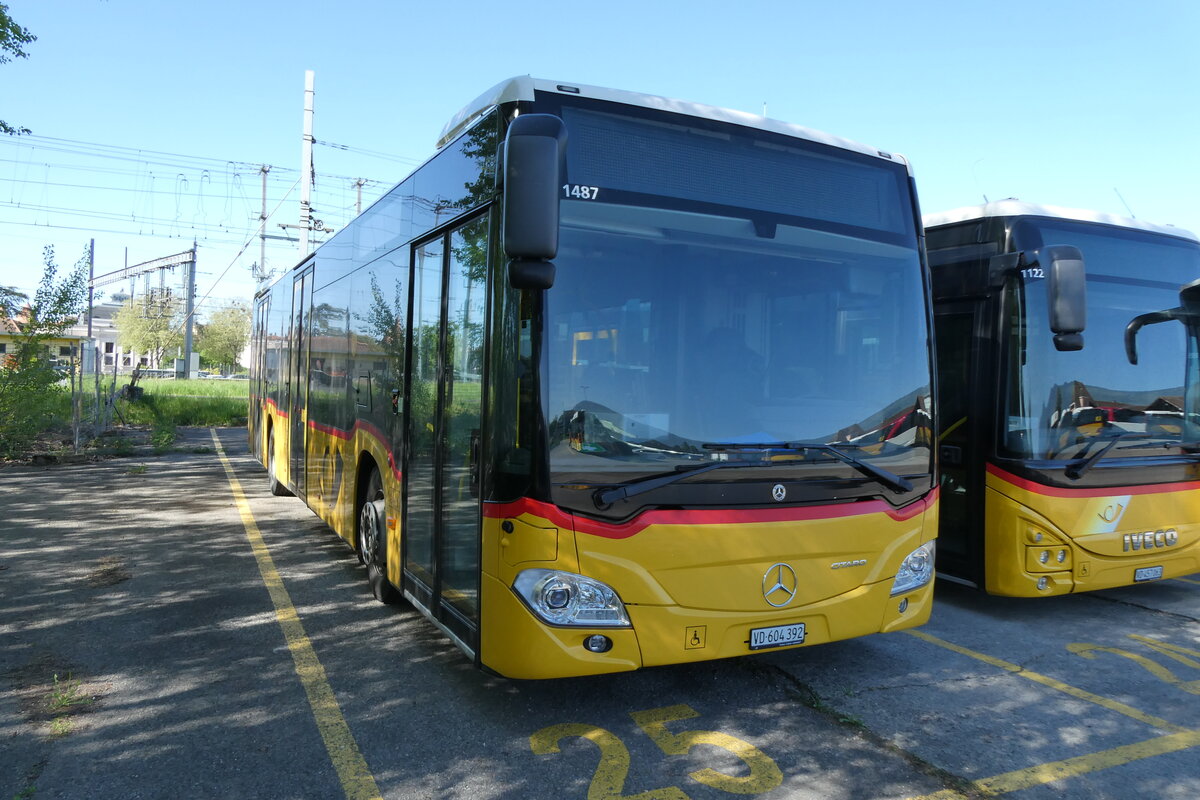 (286'364) - CarPostal Ouest - VD 604'392/PID 11'487 - Mercedes am 25. April 2026 in Yverdon, Garage