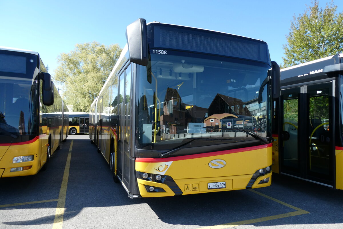 (286'374) - CarPostal Ouest - VD 604'405/PID 11'588 - Solaris am 25. April 2026 in Yverdon, Garage