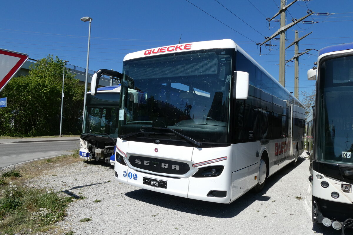 (286'400) - Aus Deutschland: Quecke, Schwerte - (UN-AJ 2039) - Setra am 25. April 2026 in Kerzers, Murtenstrasse