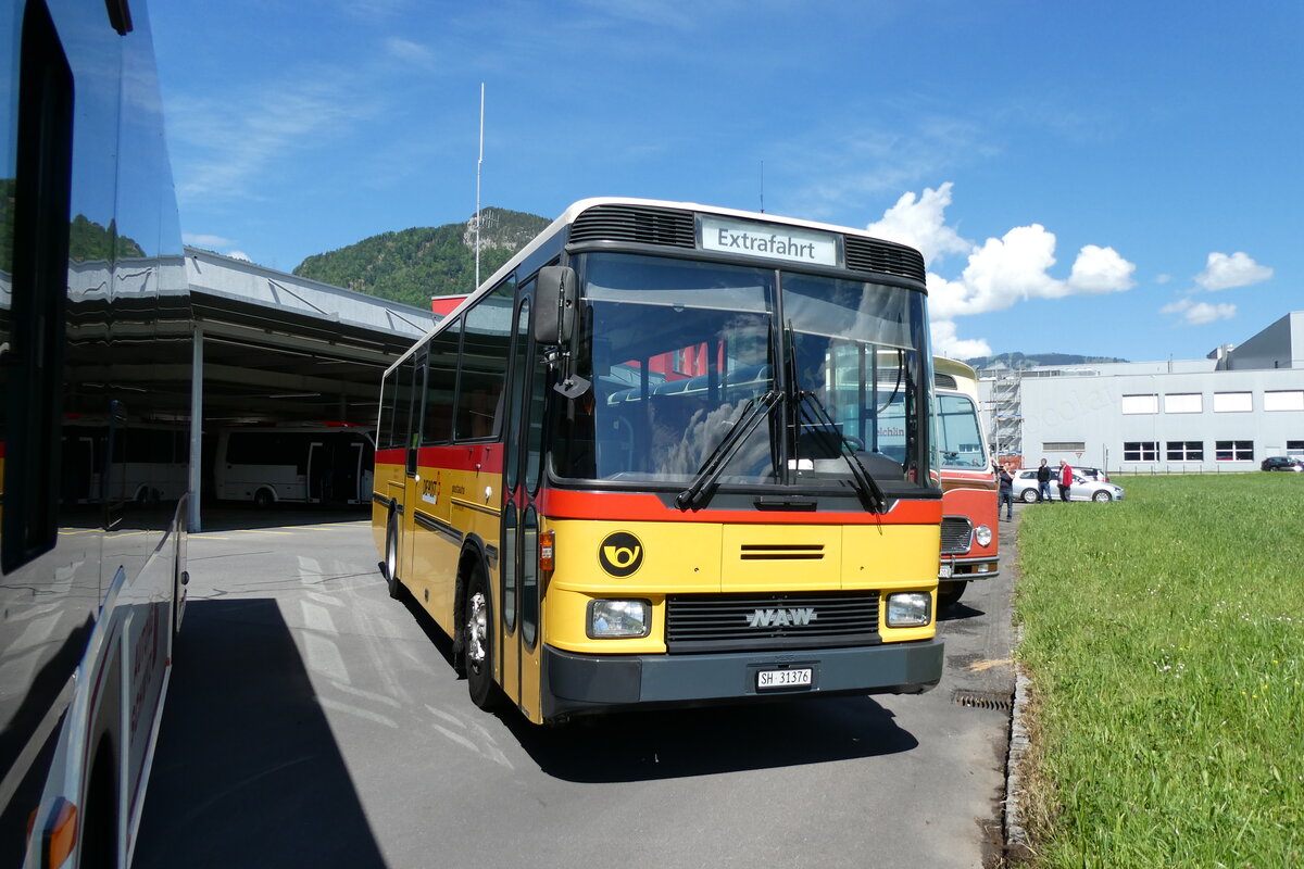 (286'892) - Ruklic, Schaffhausen - - SH 31'376 - NAW/Hess (ex AVG Meiringen Nr. 68/PID 964; ex P 24'454) am 9. Mai 2026 in Ibach, Garage AAGS