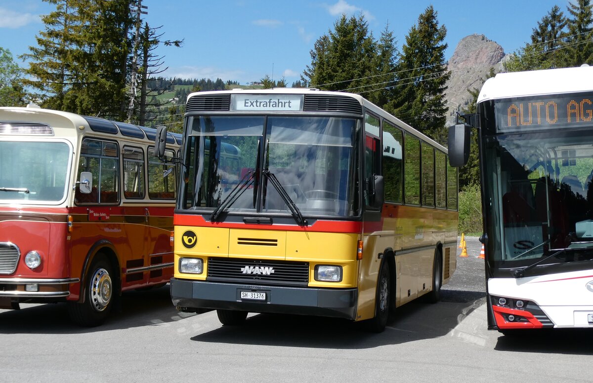 (286'897) - Ruklic, Schaffhausen - SH 31'376 - NAW/Hess (ex AVG Meiringen Nr. 68/PID 964; ex P 24'454) am 9. Mai 2026 in Ibergeregg, Passh�he