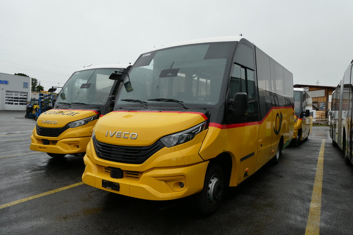 (286'963) - CarPostal Ouest - PID 12'608 - eIveco/K-Bus am 14. Mai 2026 in Kerzers, Interbus