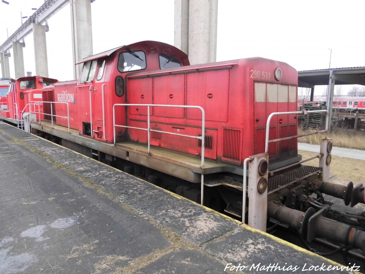 290 532 abgestellt in Mukran/R�gen am 2.1.16