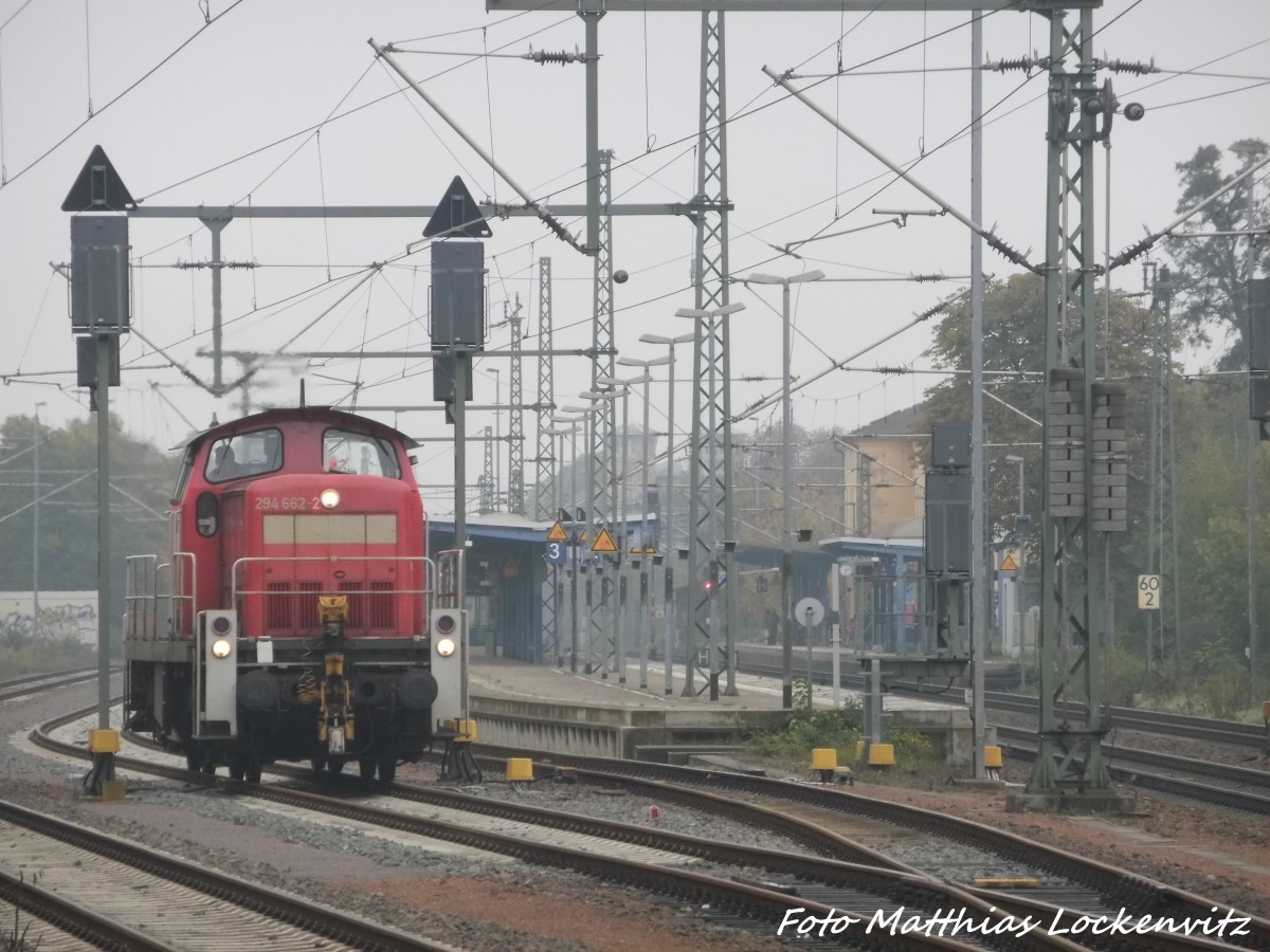 294 662 verl�sst den Bahnhof Delitzsch unt Bf in Richtung Bitterfeld am 19.10.15