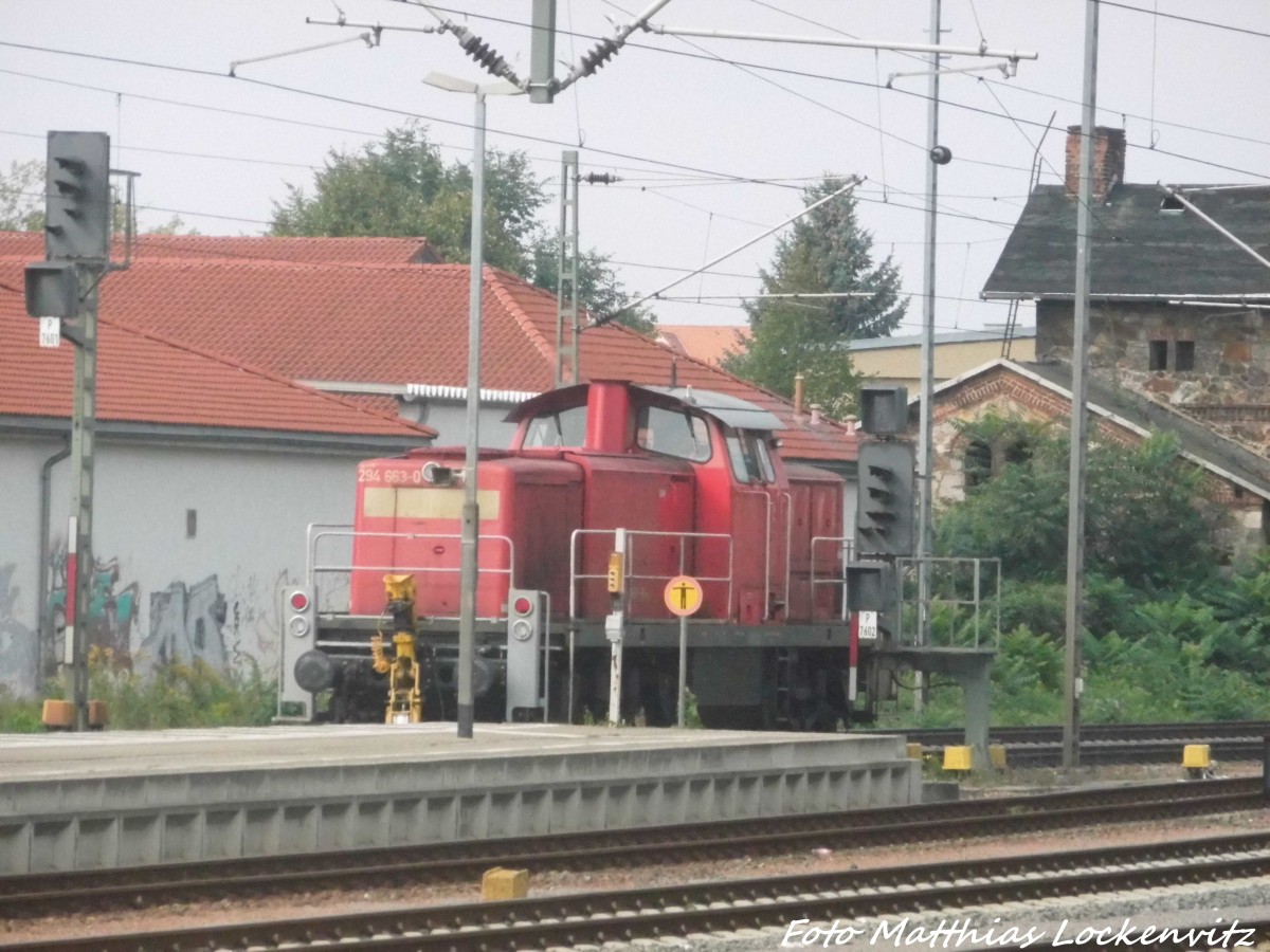 294 683 verl�sst den Bahnhof Delitzsch unt Bf am 11.9.15