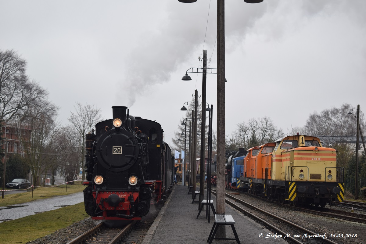 31.03.2018: Ankunft in Benndorf.