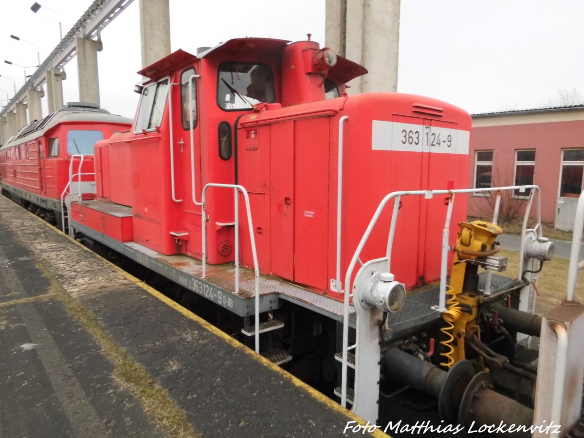 363 124 abgestellt in Mukran/R�gen am 2.1.16