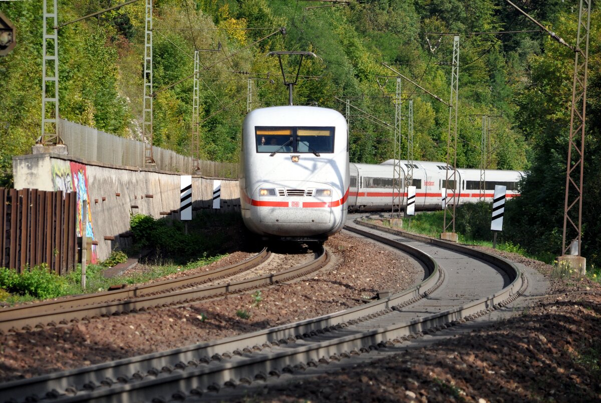 401 066-6 ICE 1 auf der Geislinger Steige am 12.09.2010.