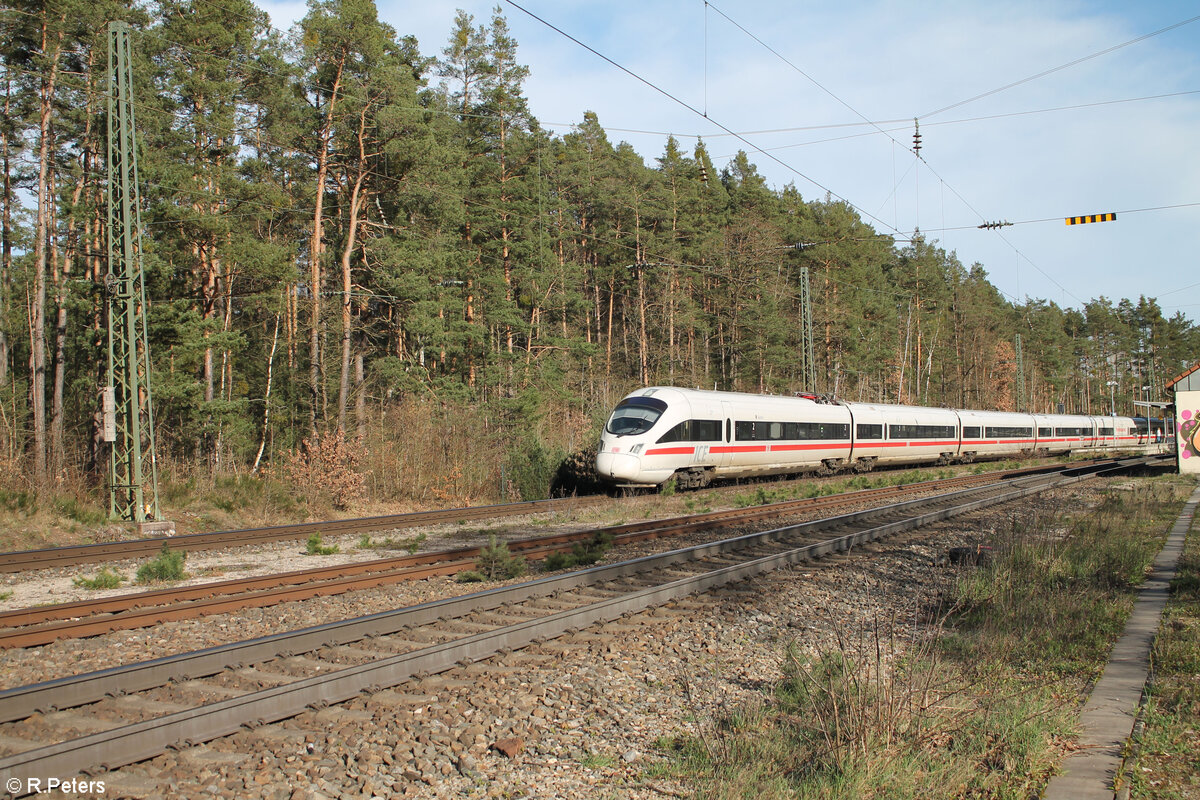 411 009  Güstrow  als ICE 90  Donauwalzer  Wien - Hamburg Altona in Ochenbruck. 31.03.24