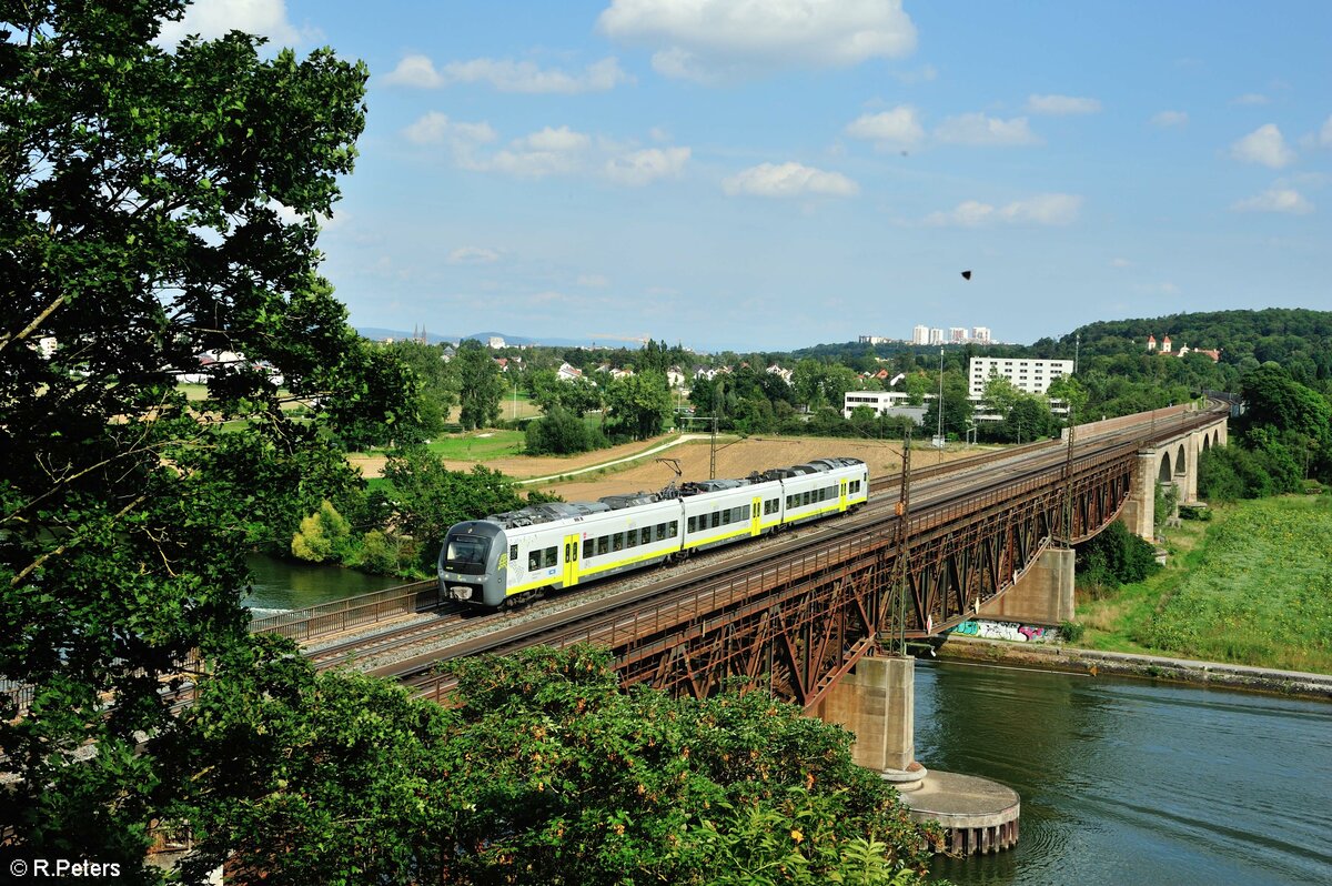 440 401 als RB51 84200 Plattling - Neumarkt(Oberpfalz) bei Mariaort. 21.08.21