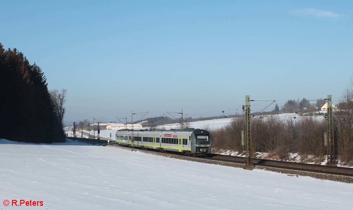 440 407 als ag84191 Neumarkt(Oberpfalz) - Plattling bei Sinsgrün. 19.01.17