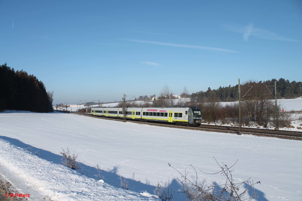 440 407 als ag84191 Neumarkt(Oberpfalz) - Plattling bei Sinsgrün. 19.01.17