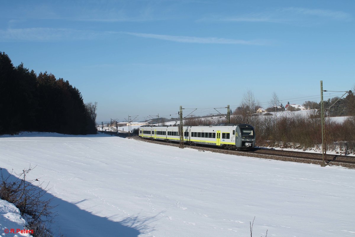 440 908 als ag84191 Neumarkt(Oberpfalz) - Plattling bei Sinsgrün. 19.01.17