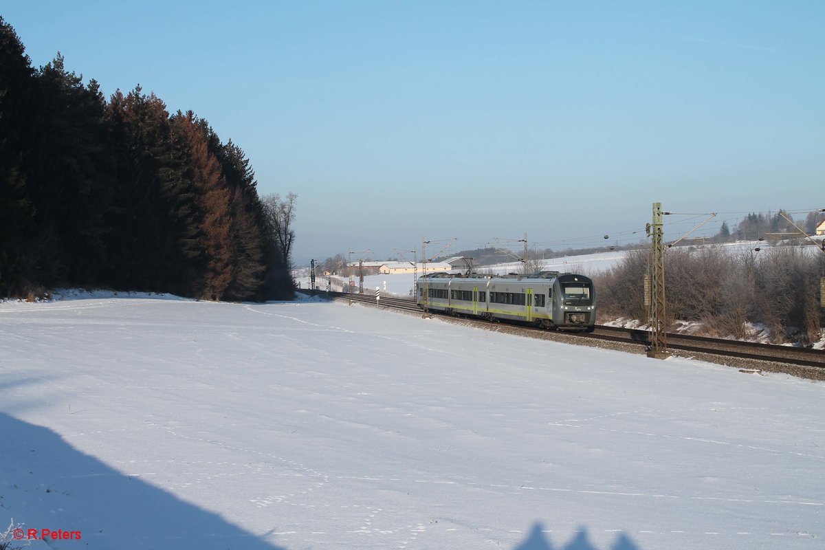 440 911-6 als ag84189 Neumarkt(Oberpfalz) - Plattling bei Sinsgrün. 19.01.17