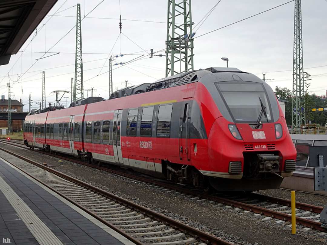 442 135 machte ein päuschen in cottbus-hbf,04.09.20