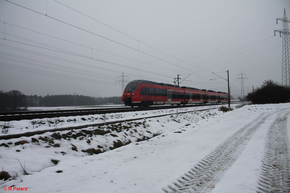 442 268 als S2 nach Roth bei Winkelhaid. 09.12.23