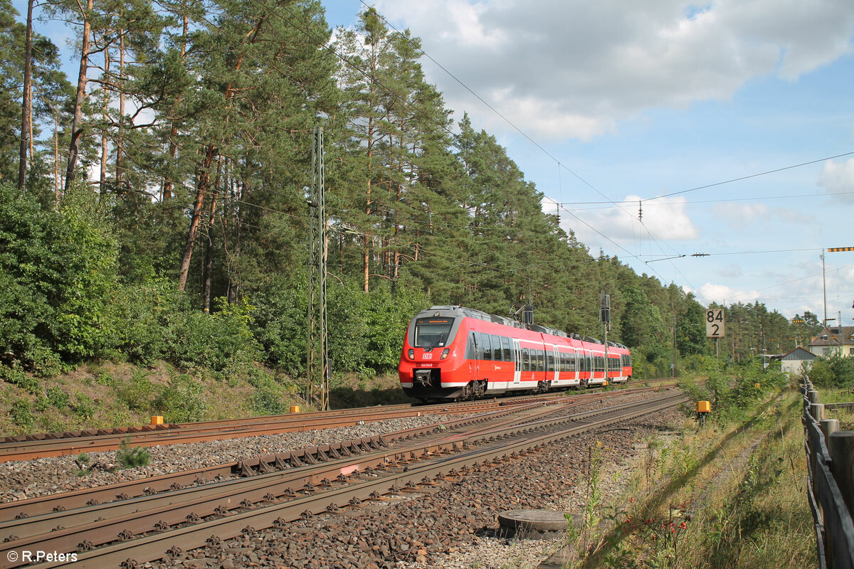 442 744-9 als S3 aus Neumarkt/Oberpfalz nach Nürnberg HBF in Ochenbruck. 19.09.23