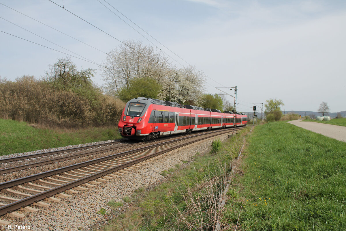 442 764 als S1 39164 Neumarkt/Oberpfalz - Fürth bei Pölling. 07.04.24