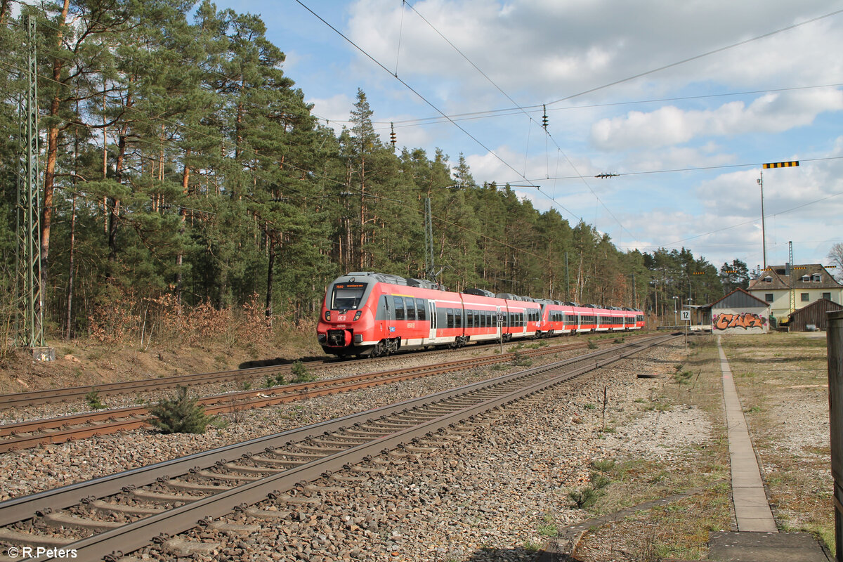 445 605-2  Stockheim  als S1 39170 Neumarkt/Oberpfalz - Fürth in Ochenbruck. 25.03.24