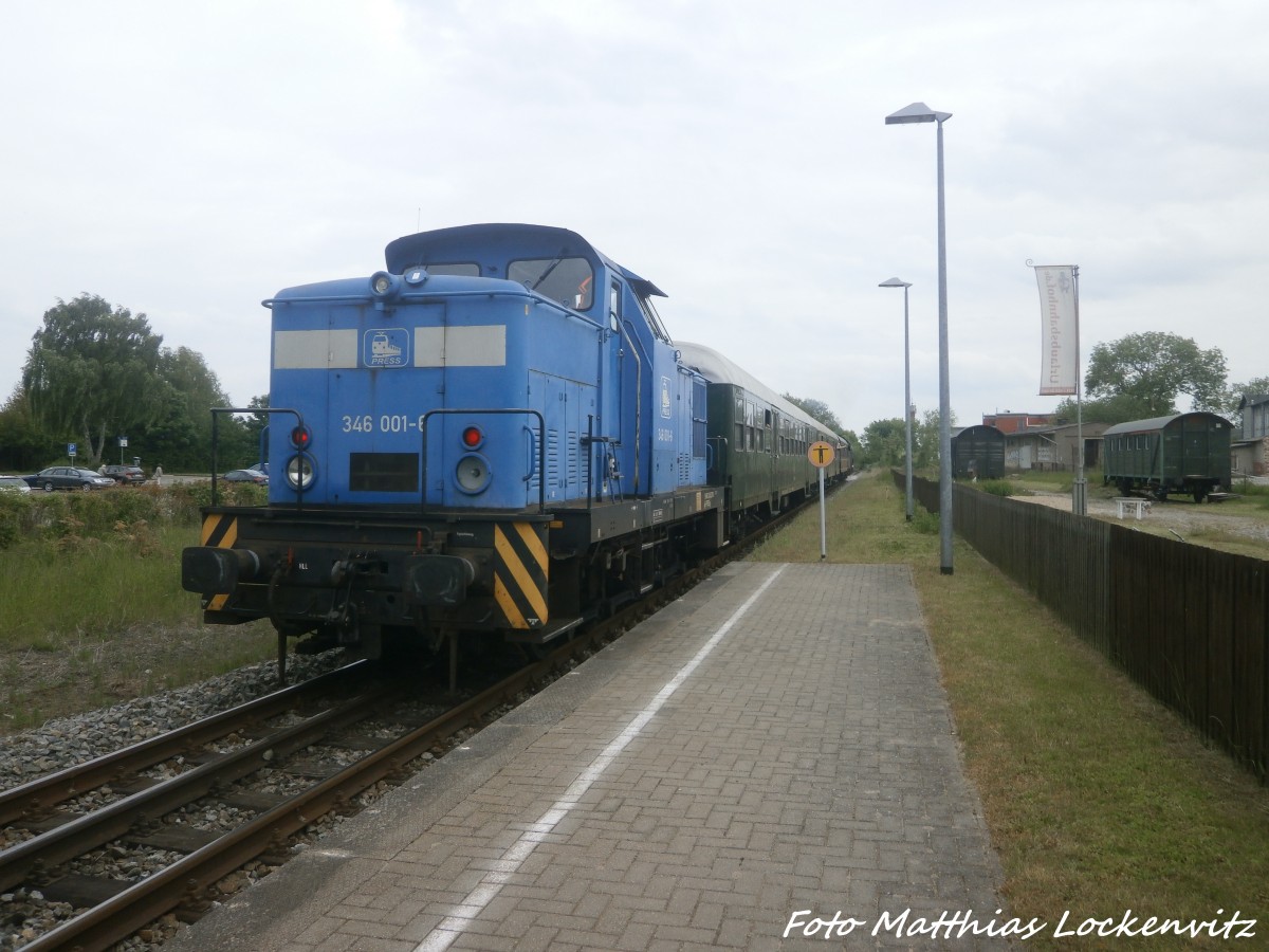 50 3501 und PRESS 346 001 unterwegs nach Lauterbach Mole am 31.5.15