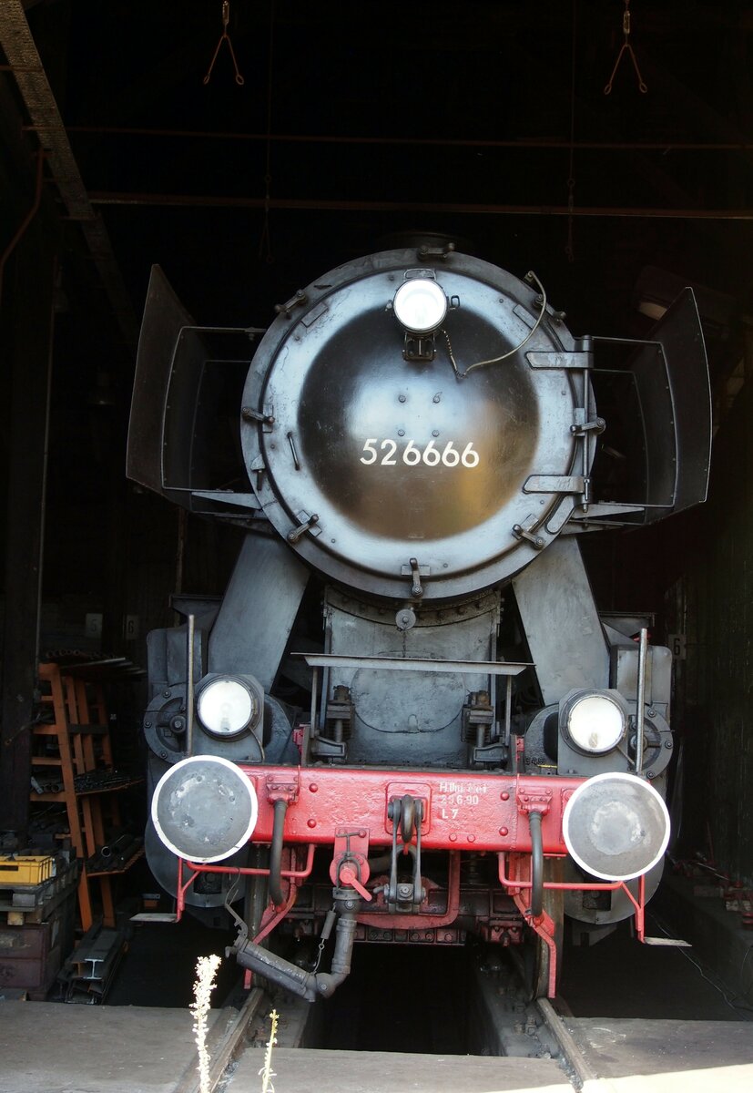 52 6666 im Bw Berlin Schöneweide am 09.09.2018.