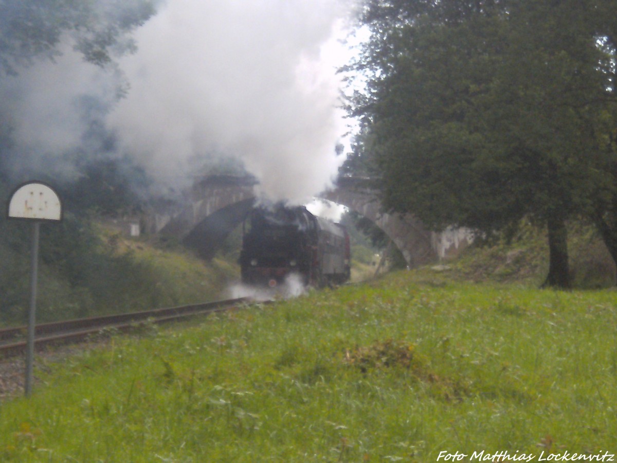 52 8079 am Zugende unterwegs nach Bergen auf R�gen am 14.6.14