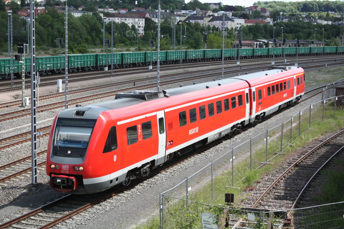 612 525/025 auf Rangierfahrt in Gera am 29.5.20