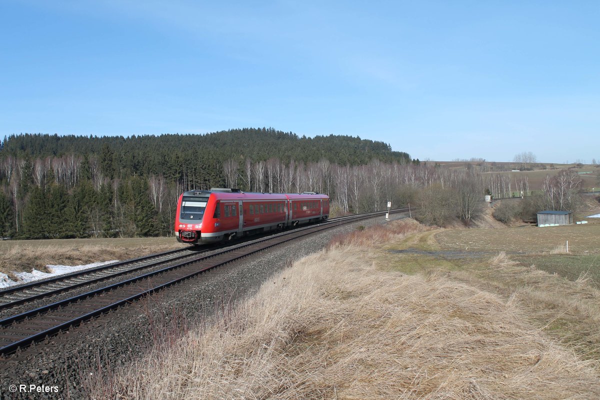 612 656 mit Zielanzeige  Welschhofen  bei Lengenfeld. 25.02.17